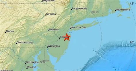earthquake in nj today